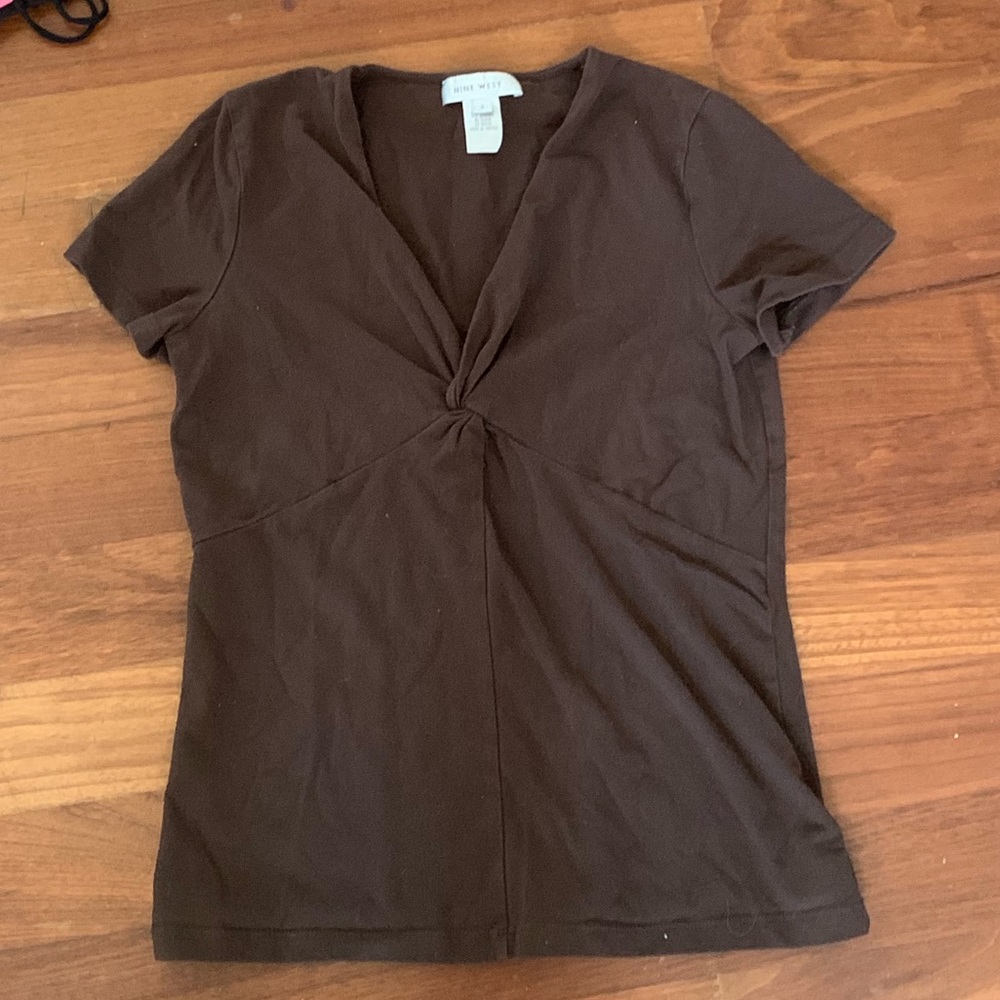 Nine West Brown Shirt